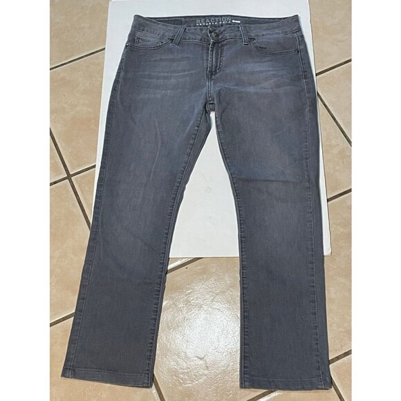 Kenneth Cole jeans womens 11 Reaction straight 32 x 26 gray - Picture 1 of 11